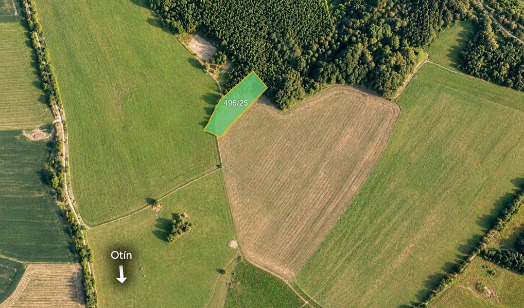 Prodej pozemku, 6707 m², Otín, Tachov, Planá