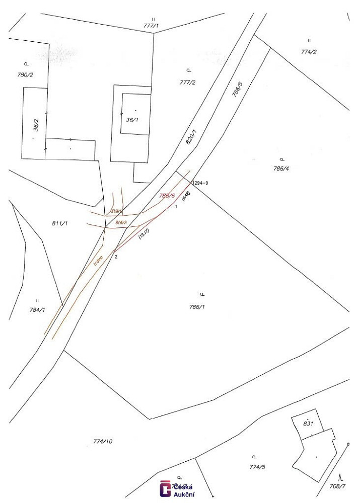 Prodej stavebního pozemku 2 283 m²