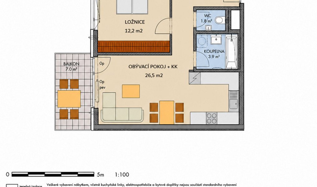Prodej bytu 3+kk 72 m², Praha – náhled fotky 4