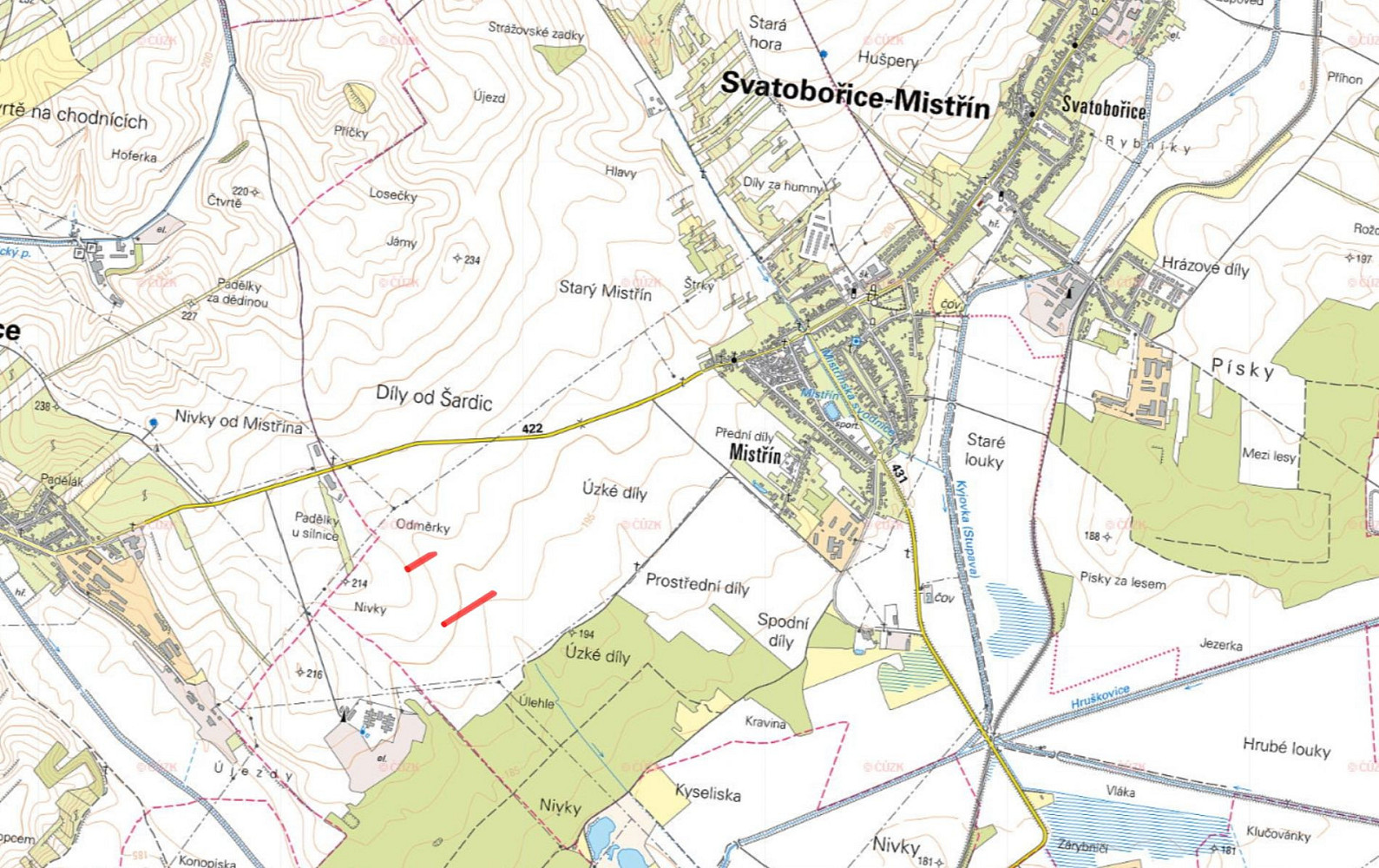 Prodej pole 2 880 m² — photo 2