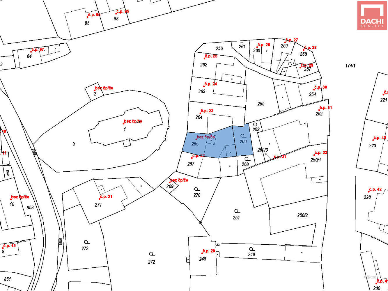 Prodej stavebního pozemku 370 m² – fotografie 4