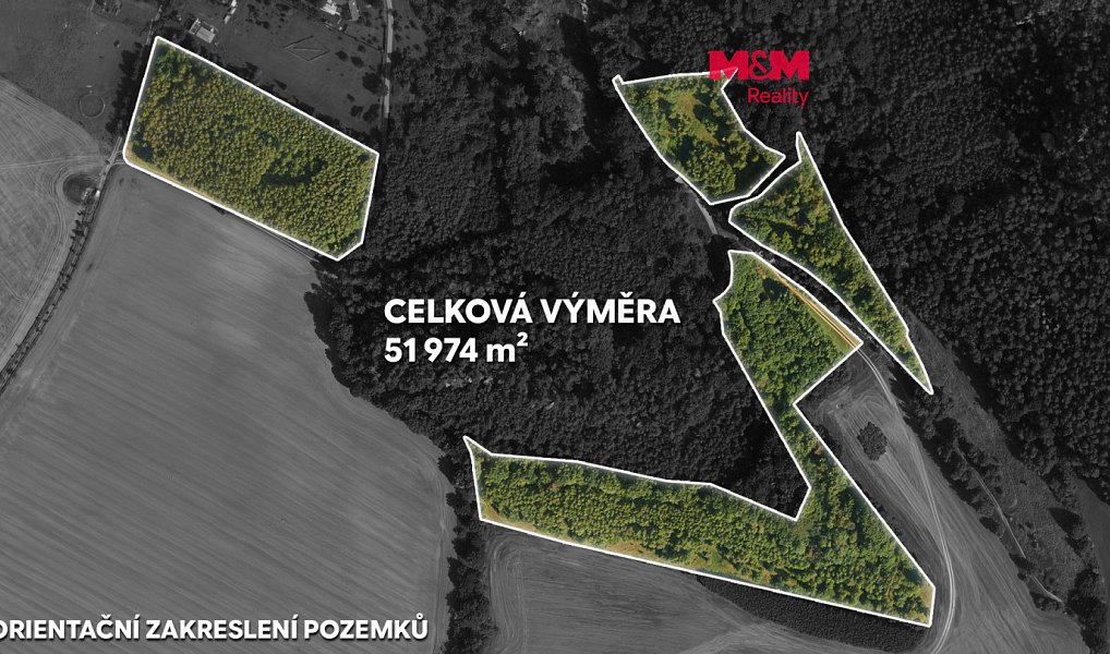 Prodej pozemku, 51974 m², Česká Lípa, Blíževedly