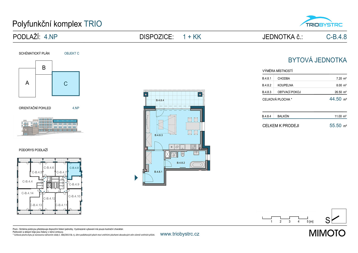 Prodej bytu 1+kk 45 m² - Ansicht 2