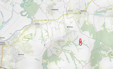 Prodej lesa 1 951 m², Mistřice - Horní Bříza