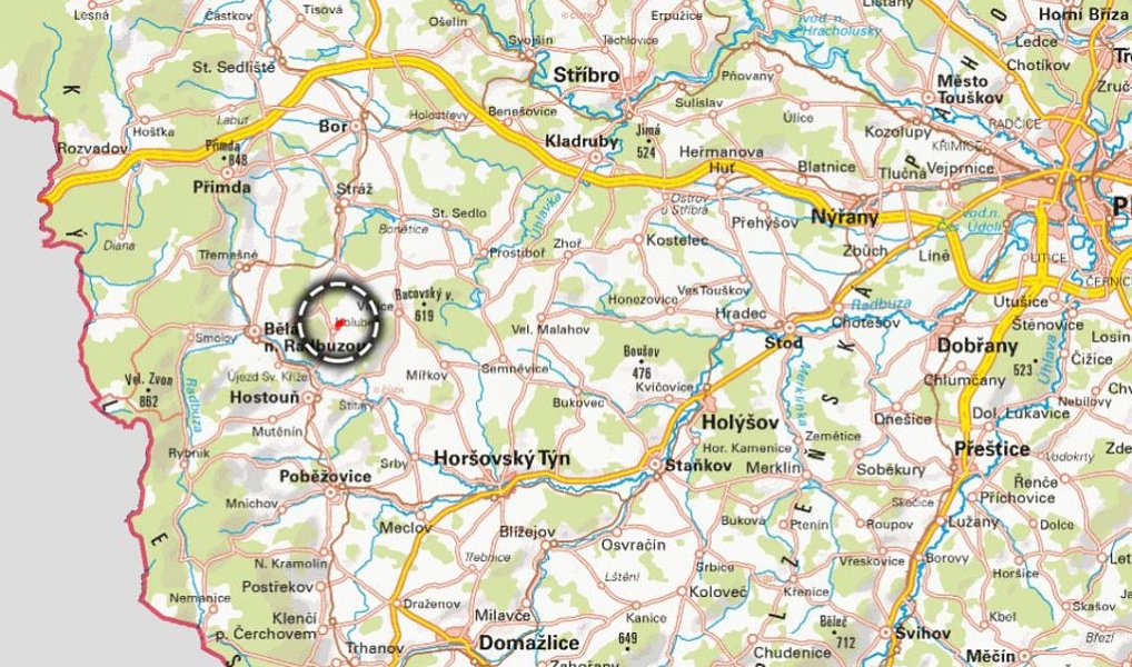 Prodej pole 23 705 m², Hostouň – náhled fotky 3