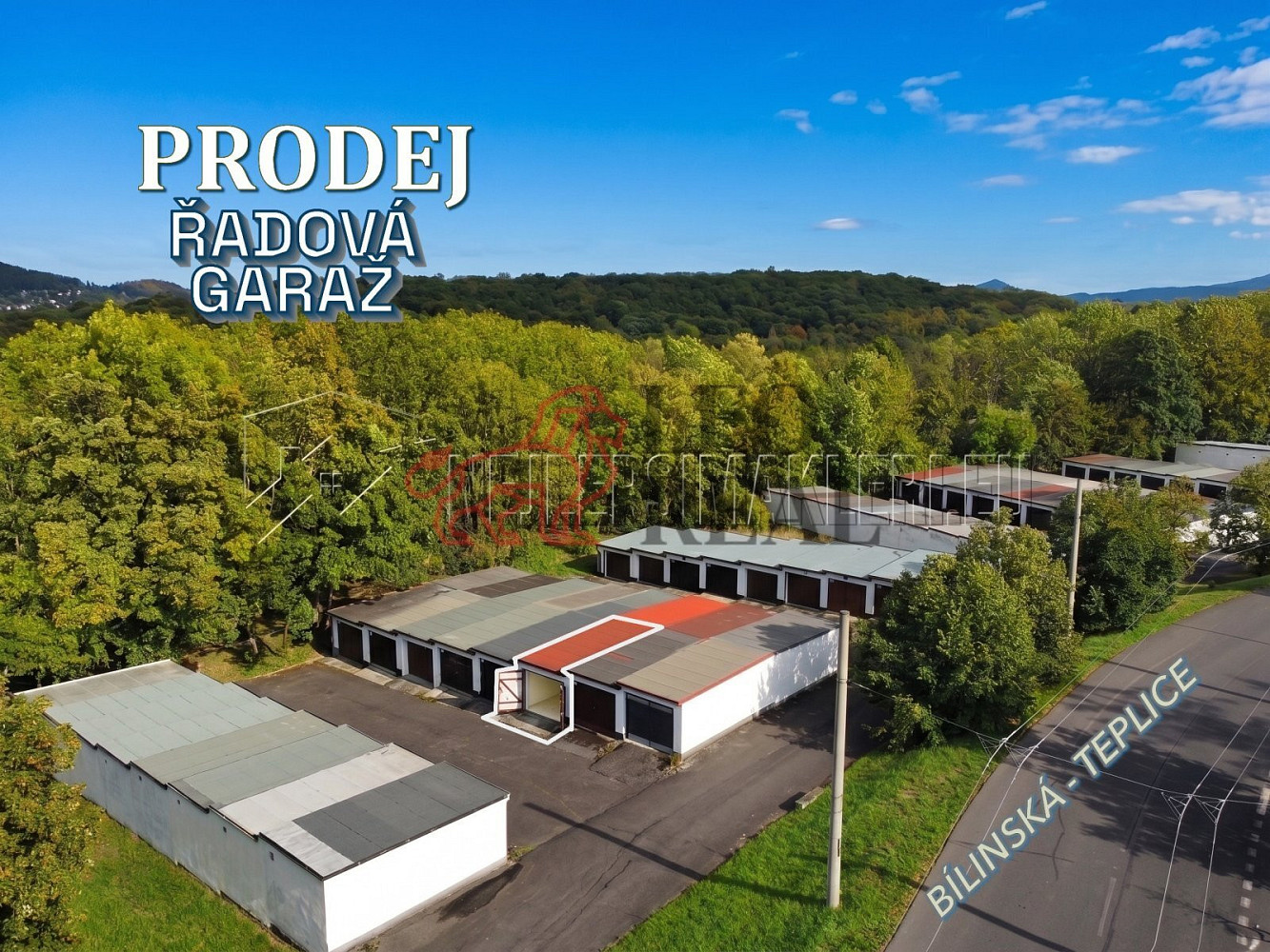 Prodej družstevní garáže 19,23 m2, ul. Bílinská, Teplice vlastní elektroměr