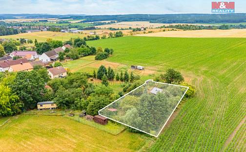 Prodej stavebního pozemku 1 160 m², Zemětice - Chalupy, okres Plzeň-Jih