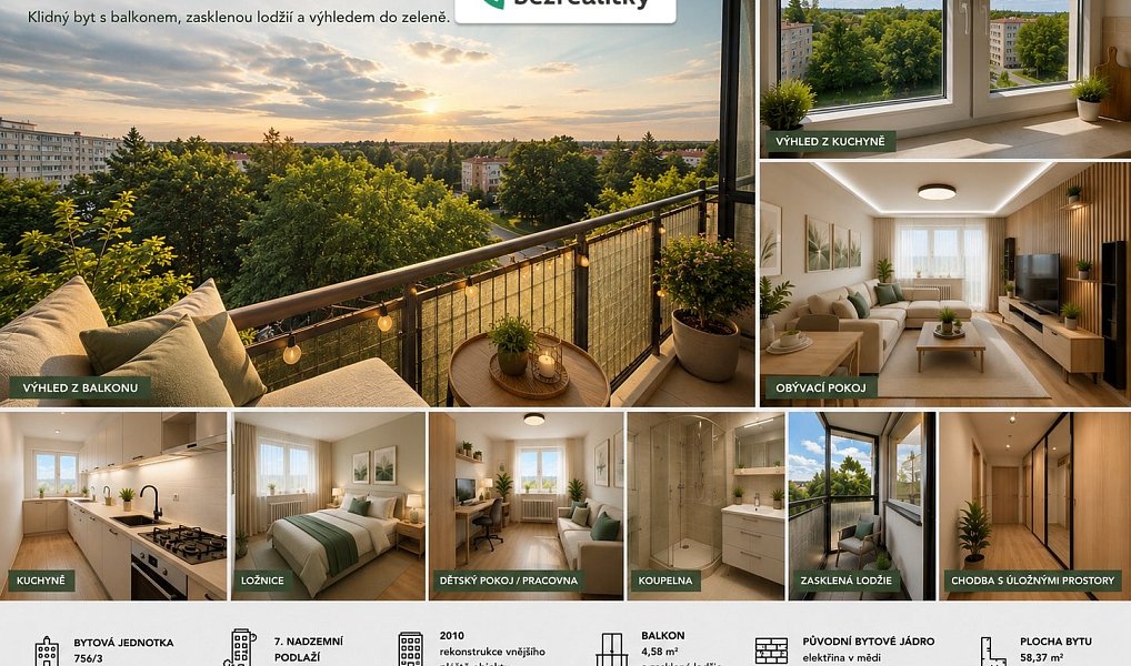 Prodej bytu 3+1, 64 m², Slezské Předměstí - Hradec Králové, Hradec Králové