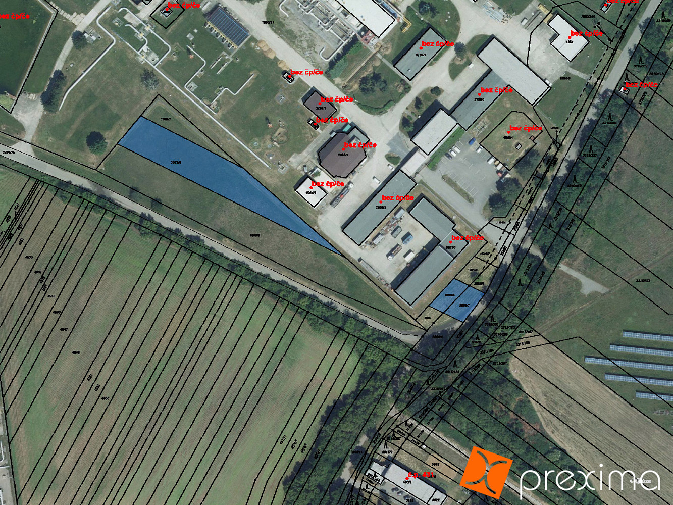 Prodej komerčního pozemku 245 m²