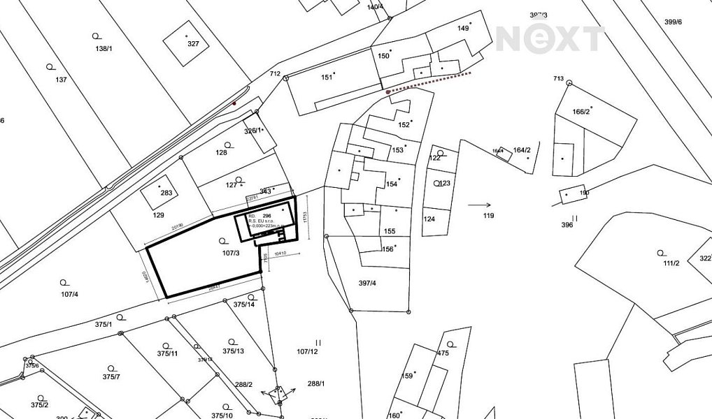 Prodej stavebního pozemku 576 m², Bařice-Velké Těšany – náhled fotky 2