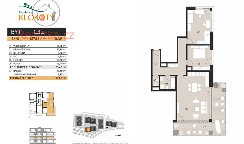 Prodej bytu 3+kk 127 m², Tábor – náhled fotky 3
