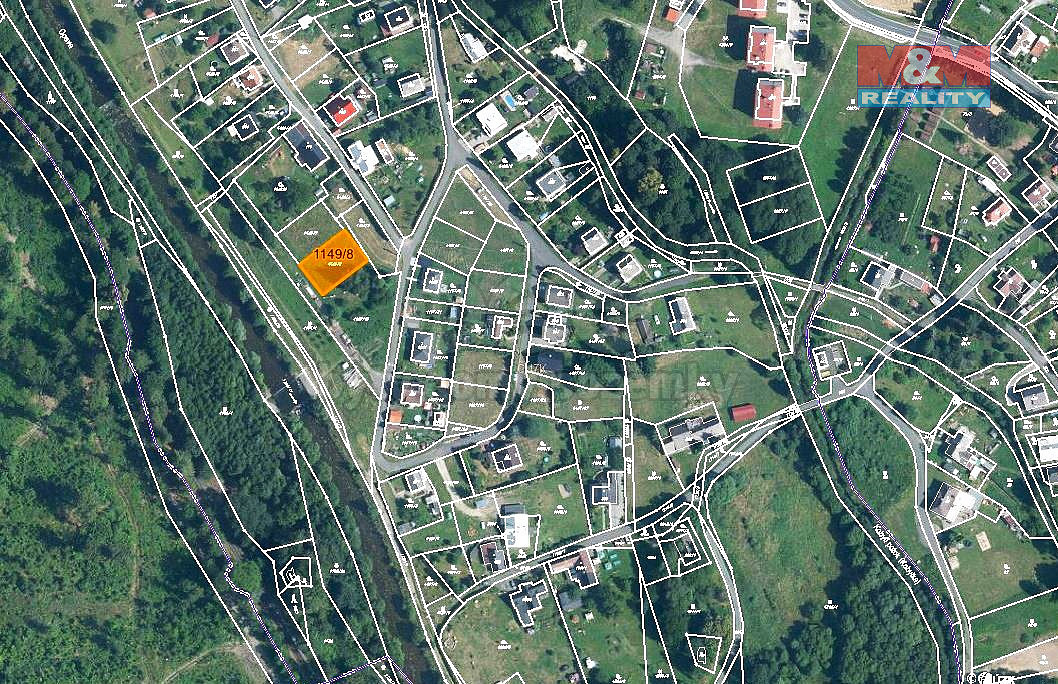 Prodej pozemku 603 m²