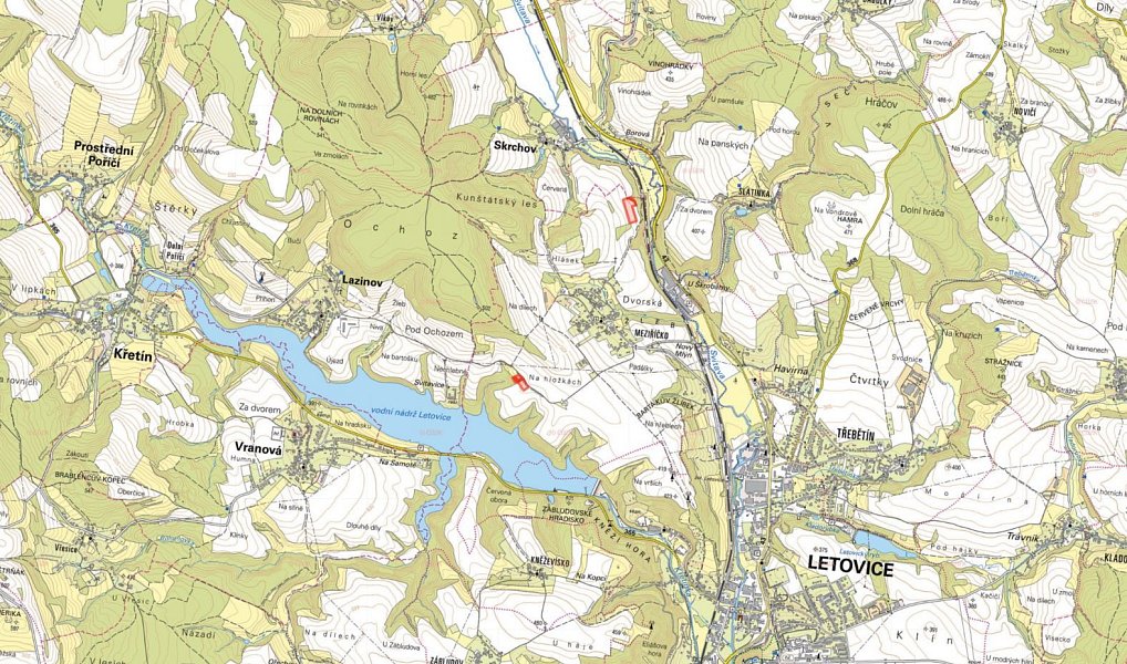 Prodej pole 18 767 m², Letovice – náhled fotky 3