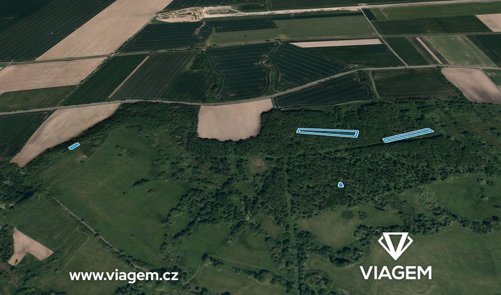 Prodej lesa 7 896 m², Kravaře – náhled fotky 2