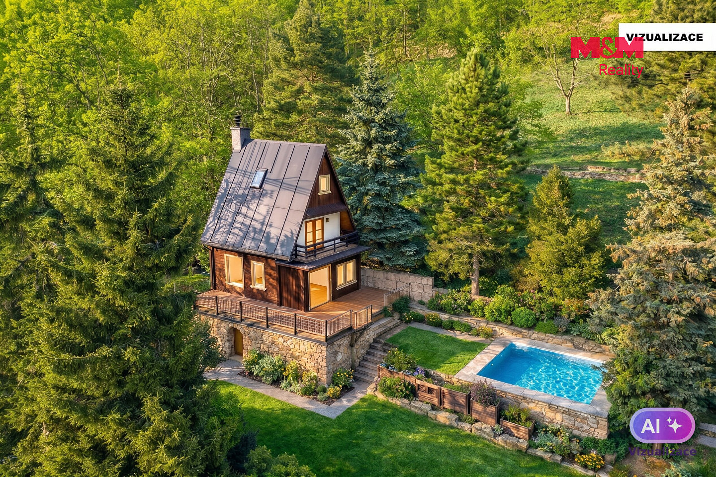 Prodej chaty/chalupy 48 m² s pozemkem 1 286 m² – fotografie 2