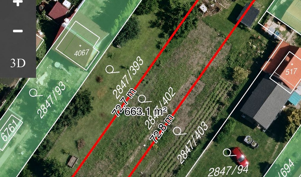 Prodej zahrady 1 276 m², Břeclav – náhled fotky 4