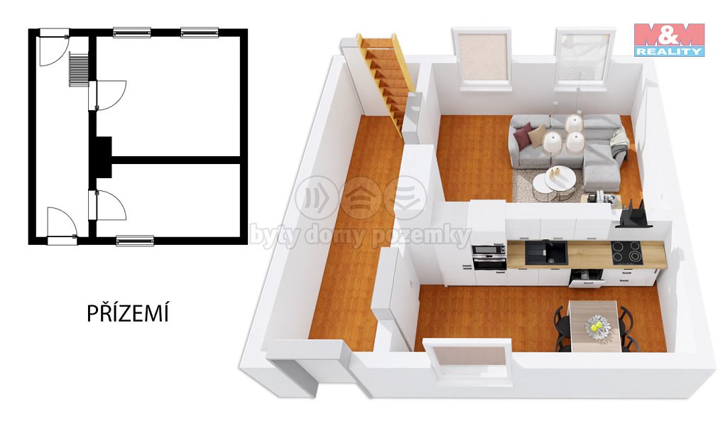 Prodej chaty/chalupy 65 m² s pozemkem 91 m², Nalžovské Hory – náhled fotky 8