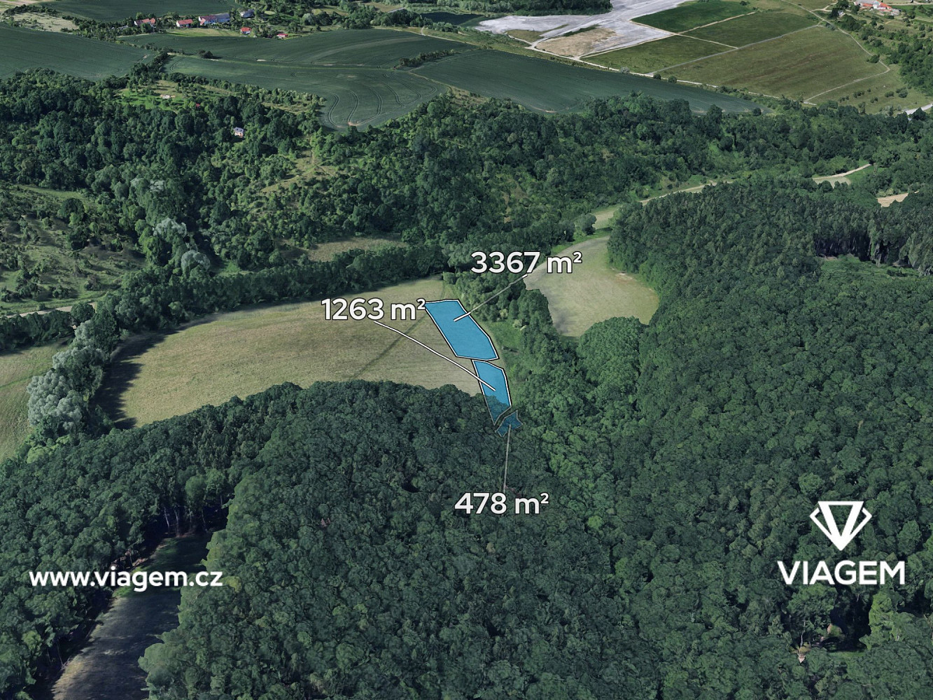 Prodej pole 2 554 m²
