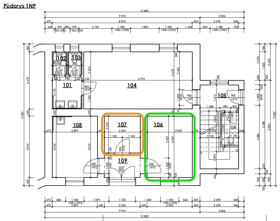 Pronájem kanceláře 12 m² – fotografie 4