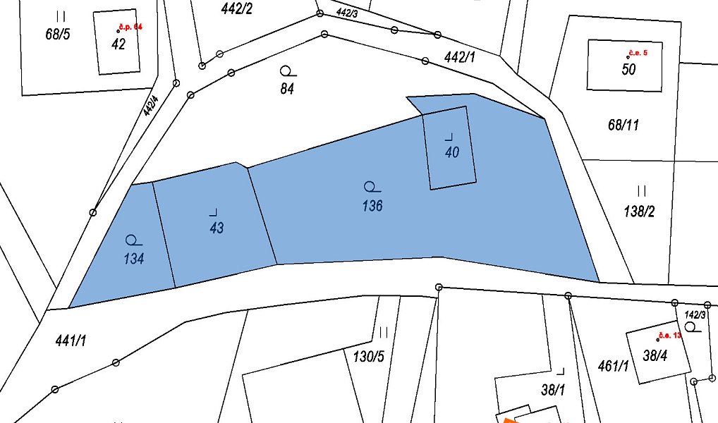 Prodej stavebního pozemku 1 388 m², Velký Šenov – náhled fotky 2