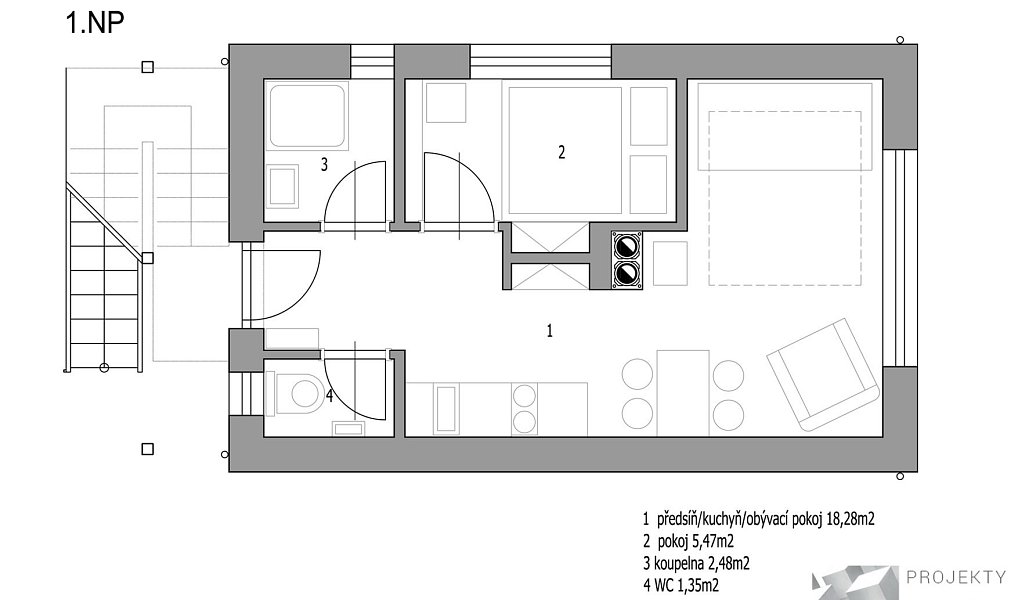 Prodej domu 56 m² s pozemkem 1 833 m², Dolní Kounice – náhled fotky 18