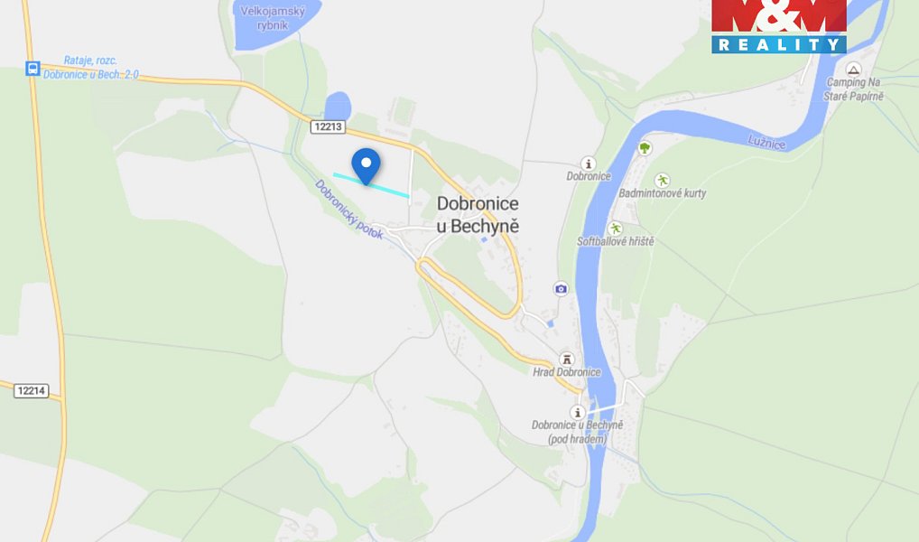 Prodej stavebního pozemku 3 176 m², Dobronice u Bechyně – náhled fotky 11