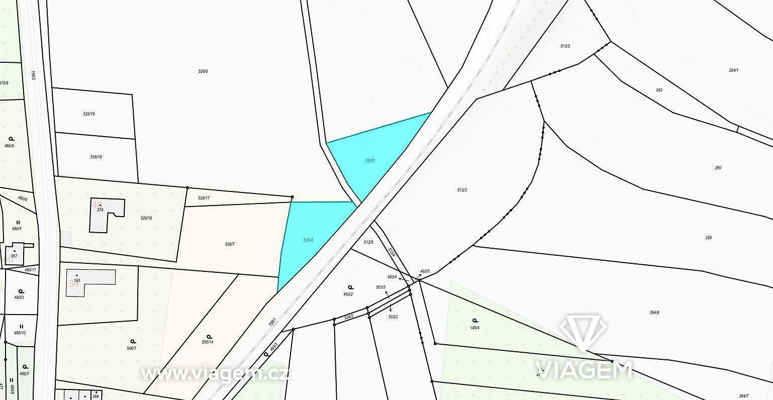 Prodej pole 1 795 m² – fotografie 3