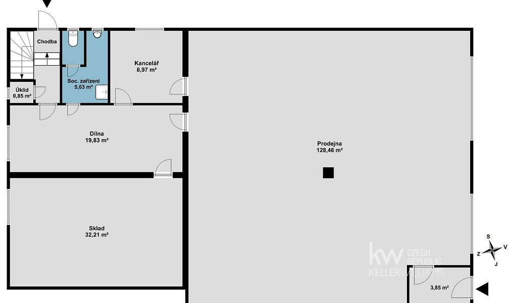 Prodej obchodních prostor 201 m², Nová Paka – náhled fotky 7