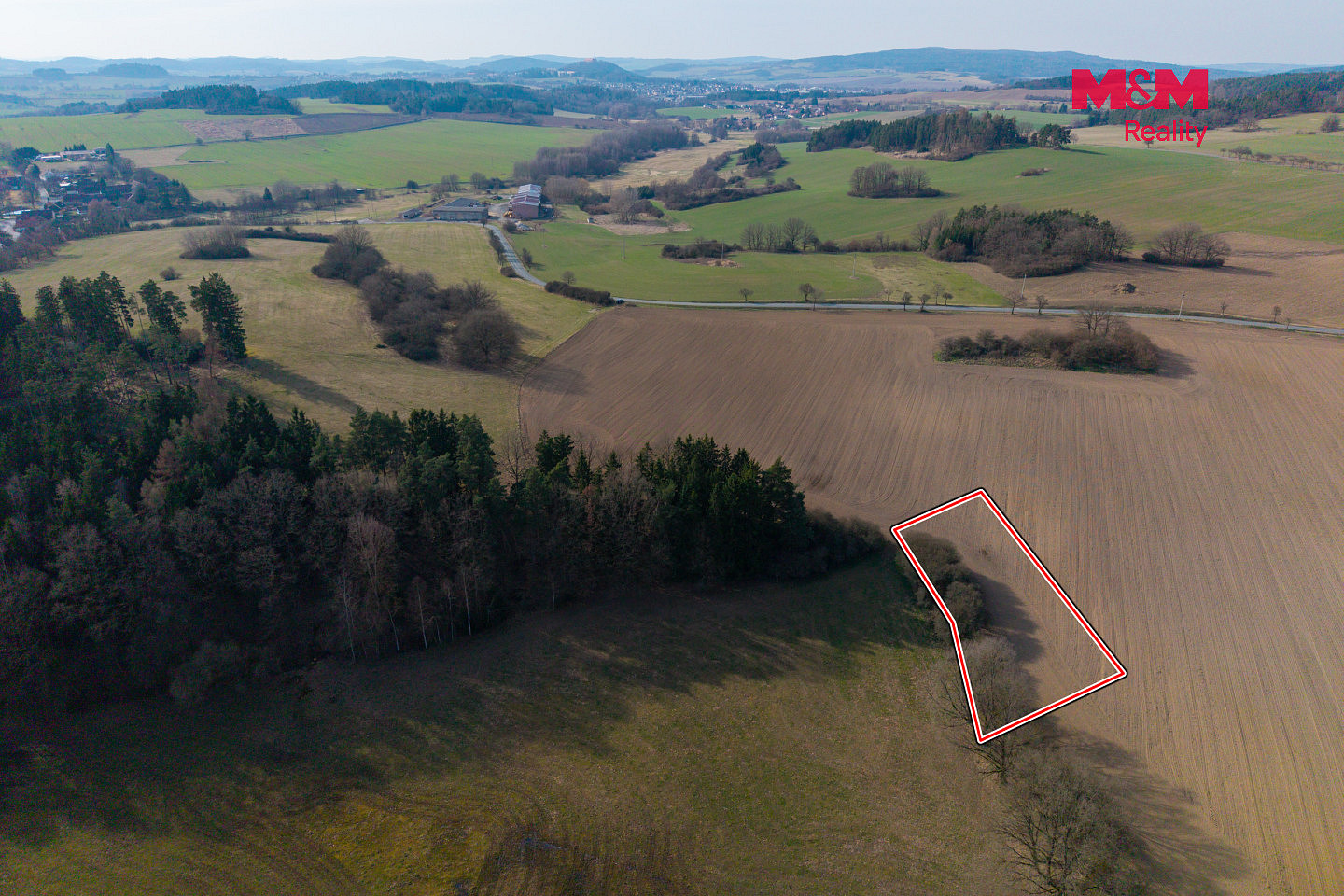 Prodej pole 1 277 m² – fotografie 3