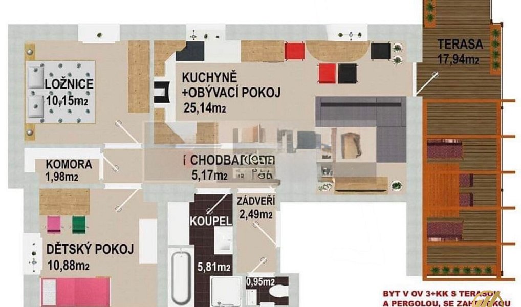 Pronájem bytu 3+kk 71 m², Libiš – náhled fotky 15