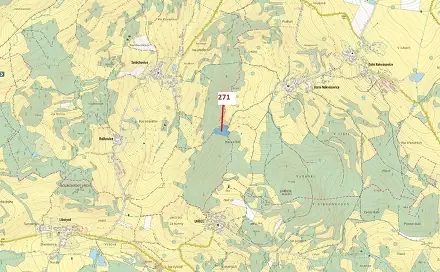 Dražba lesa 8 937 m², Zálezly