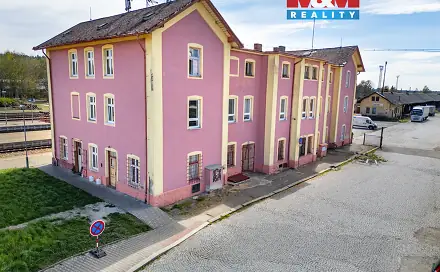 Prodej nájemního domu, činžáku 1 121 m², Nádražní, Veselí nad Lužnicí - Veselí nad Lužnicí II, okres Tábor