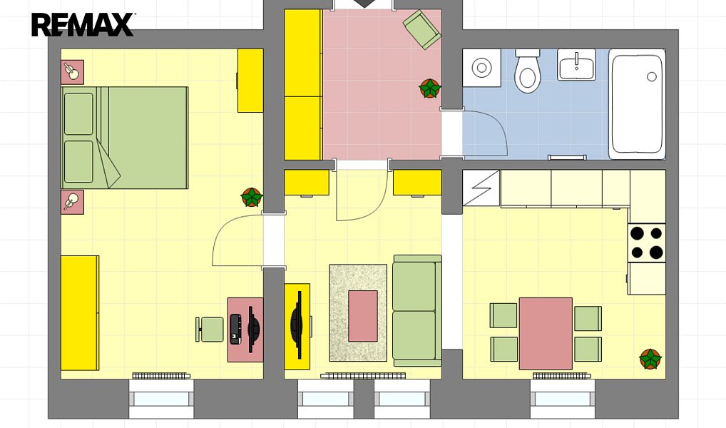 Pronájem bytu 2+kk 48 m², Jablonec nad Nisou – náhled fotky 4