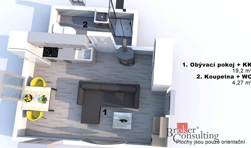 Prodej domu 31 m² s pozemkem 1 056 m², Doudleby nad Orlicí – náhled fotky 11