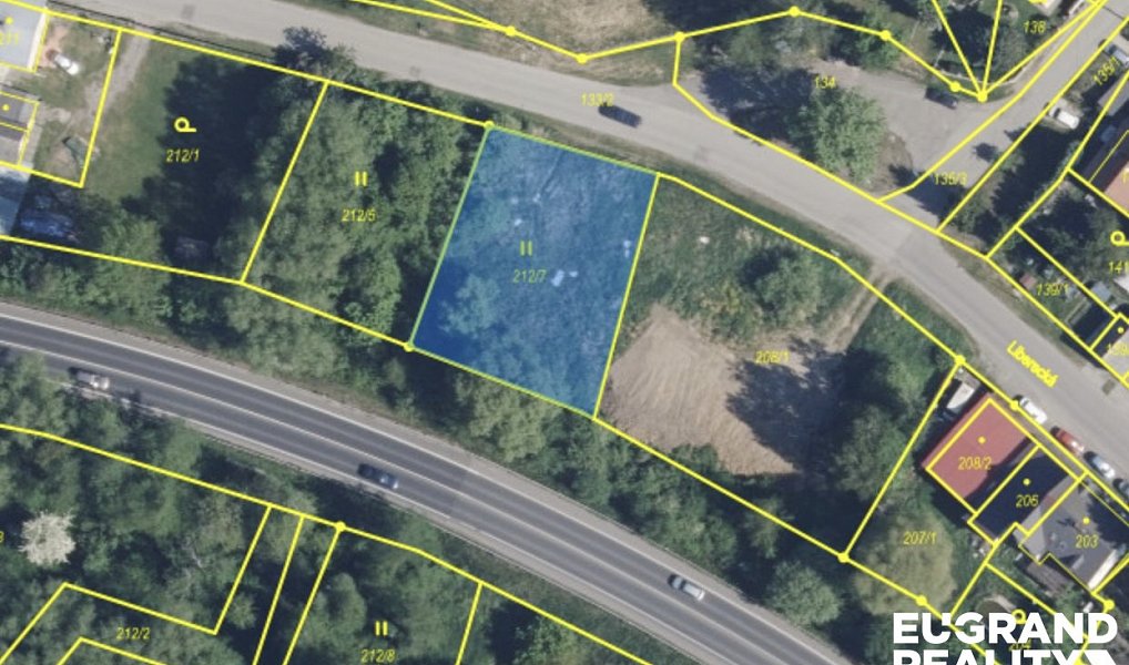 Prodej stavebního pozemku 858 m², Česká Lípa – náhled fotky 3