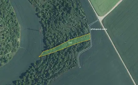 Prodej pole 2 564 m², Uherčice, okres Břeclav