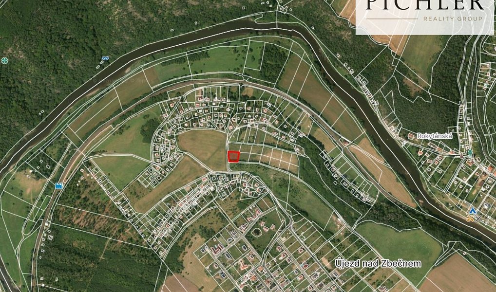 Prodej zahrady 1 043 m², Zbečno – náhled fotky 2