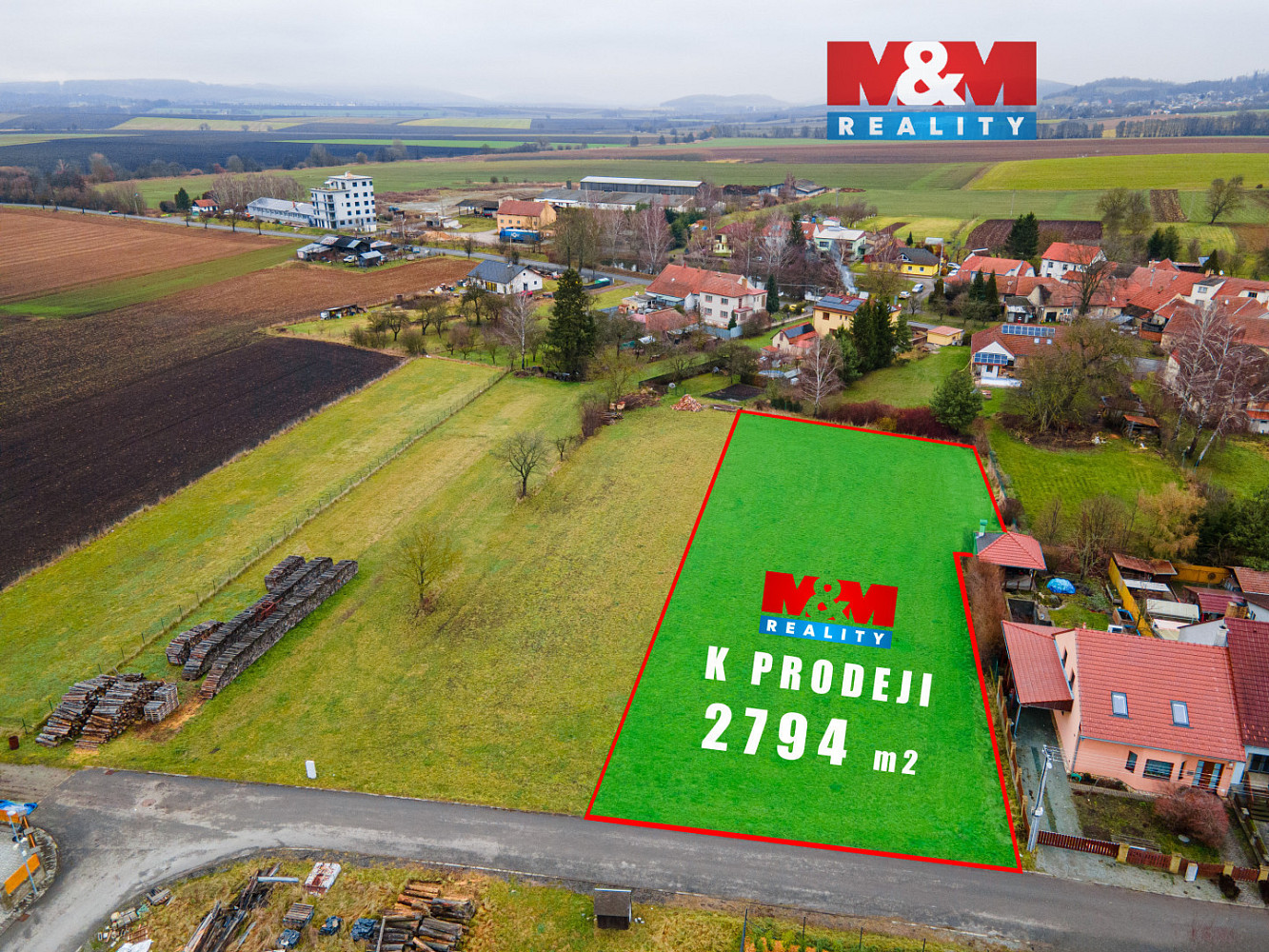 Prodej stavebního pozemku 2 794 m²