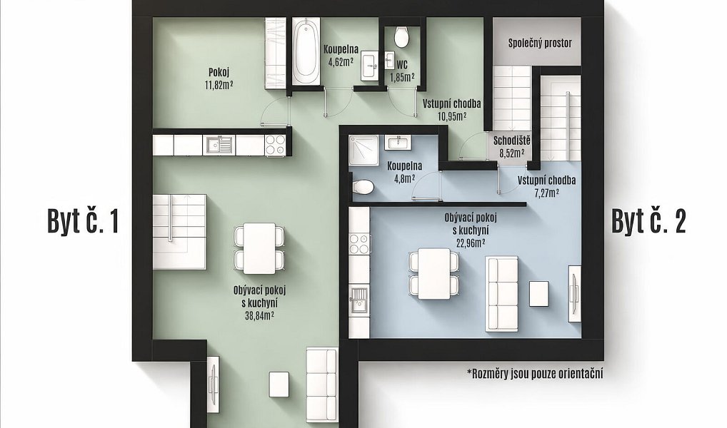 Prodej bytu 2+kk 67 m², Třebíč – náhled fotky 10