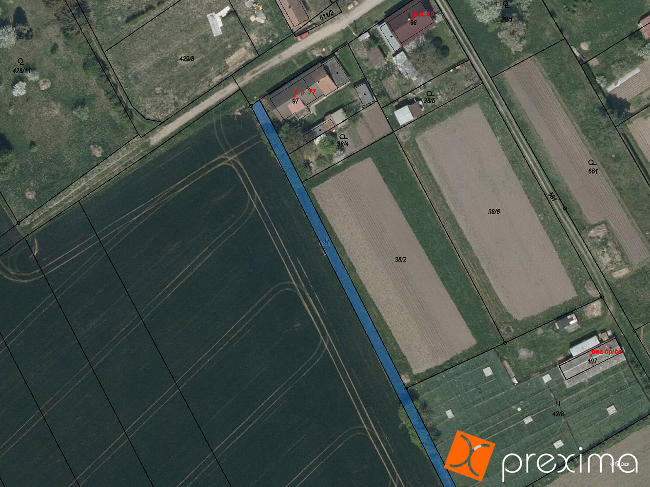 Prodej pozemku 50 m²