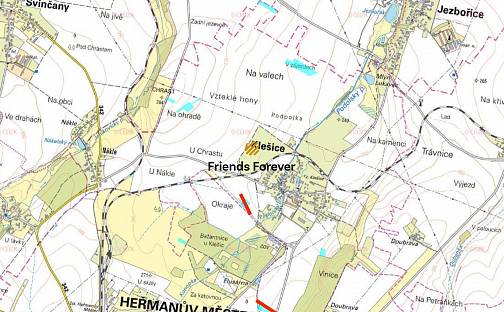 Prodej pole 23 188 m², Klešice, okres Chrudim