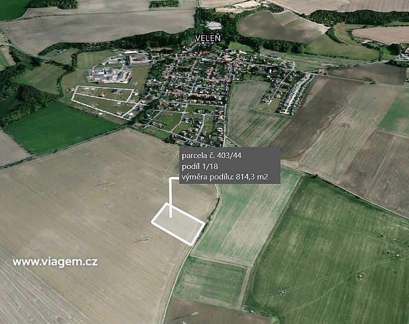 Prodej pole 814 m² – fotografie 2