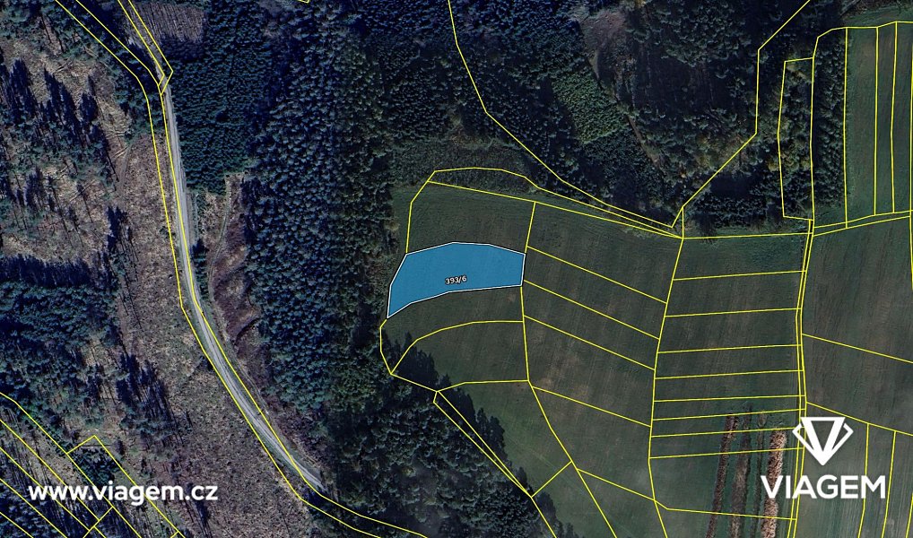 Prodej pole 759 m², Radošovice – náhled fotky 4
