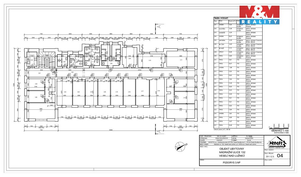 Prodej nájemního domu, činžáku 1 121 m², Veselí nad Lužnicí – náhled fotky 21