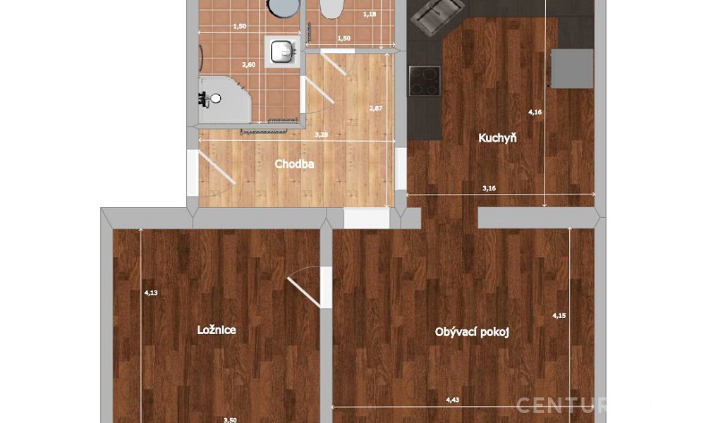 Prodej bytu 2+1 87 m², Přibyslav – náhled fotky 3