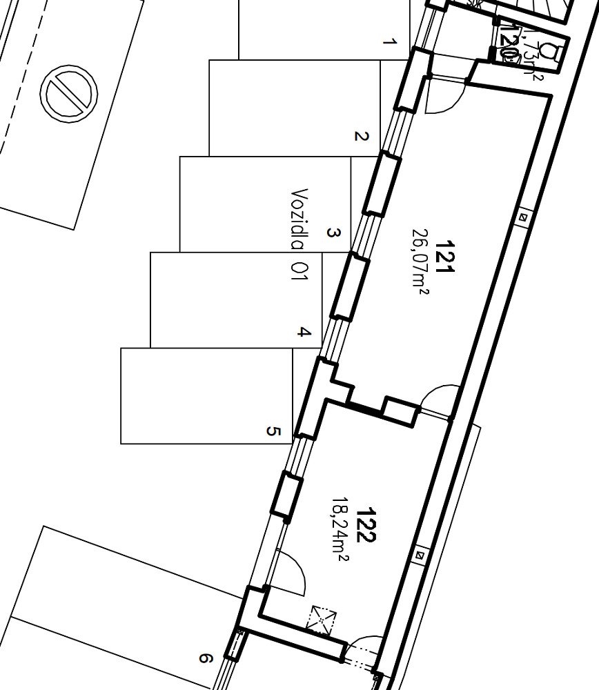 Pronájem kanceláře 61 m² – fotografie 3