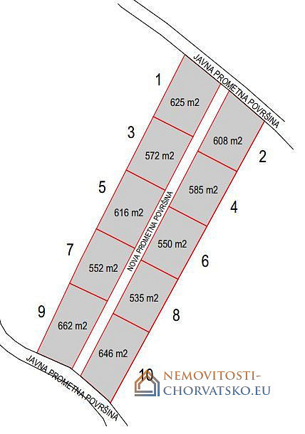 Prodej stavebního pozemku 662 m² - Ansicht 3