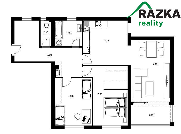 Prodej bytu 3+1 101 m² – fotografie 3