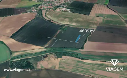 Prodej pole 371 m², Tatce, okres Kolín