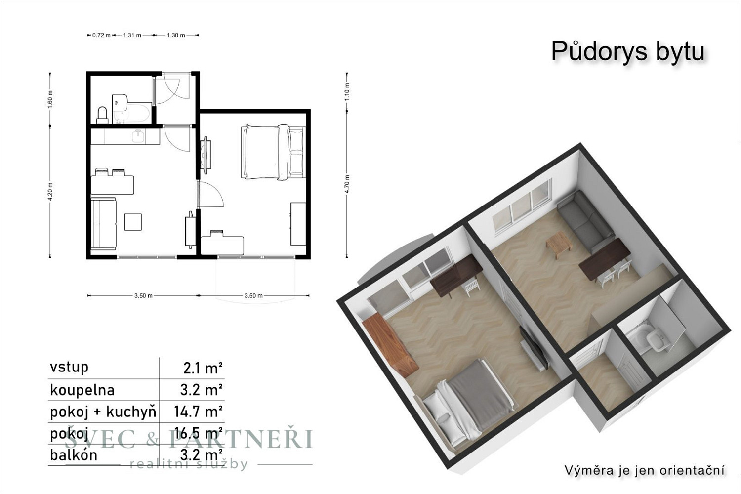 Prodej bytu 2+kk 40 m² – fotografie 5